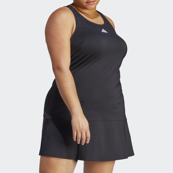 NWT Adidas Black Plus Size Tennis Y-Back Dress 3X - Picture 1 of 7